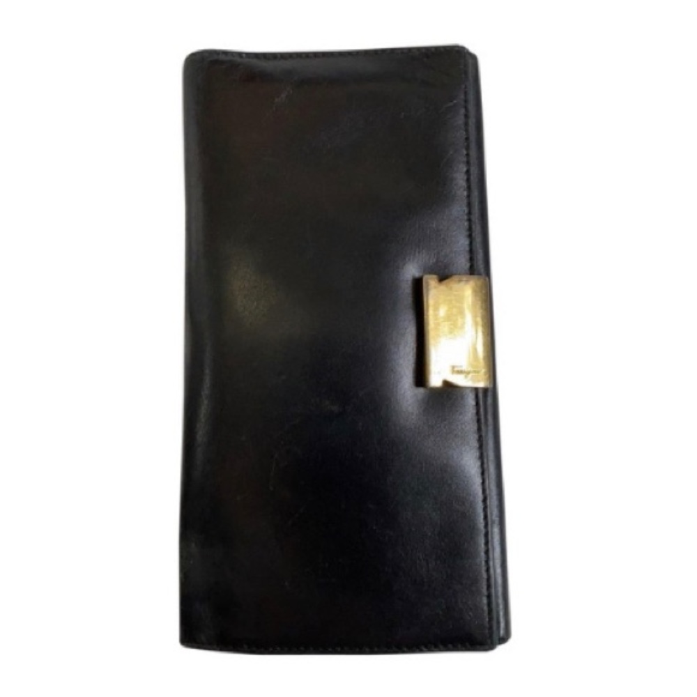 Salvatore Ferragamo black leather Wallet